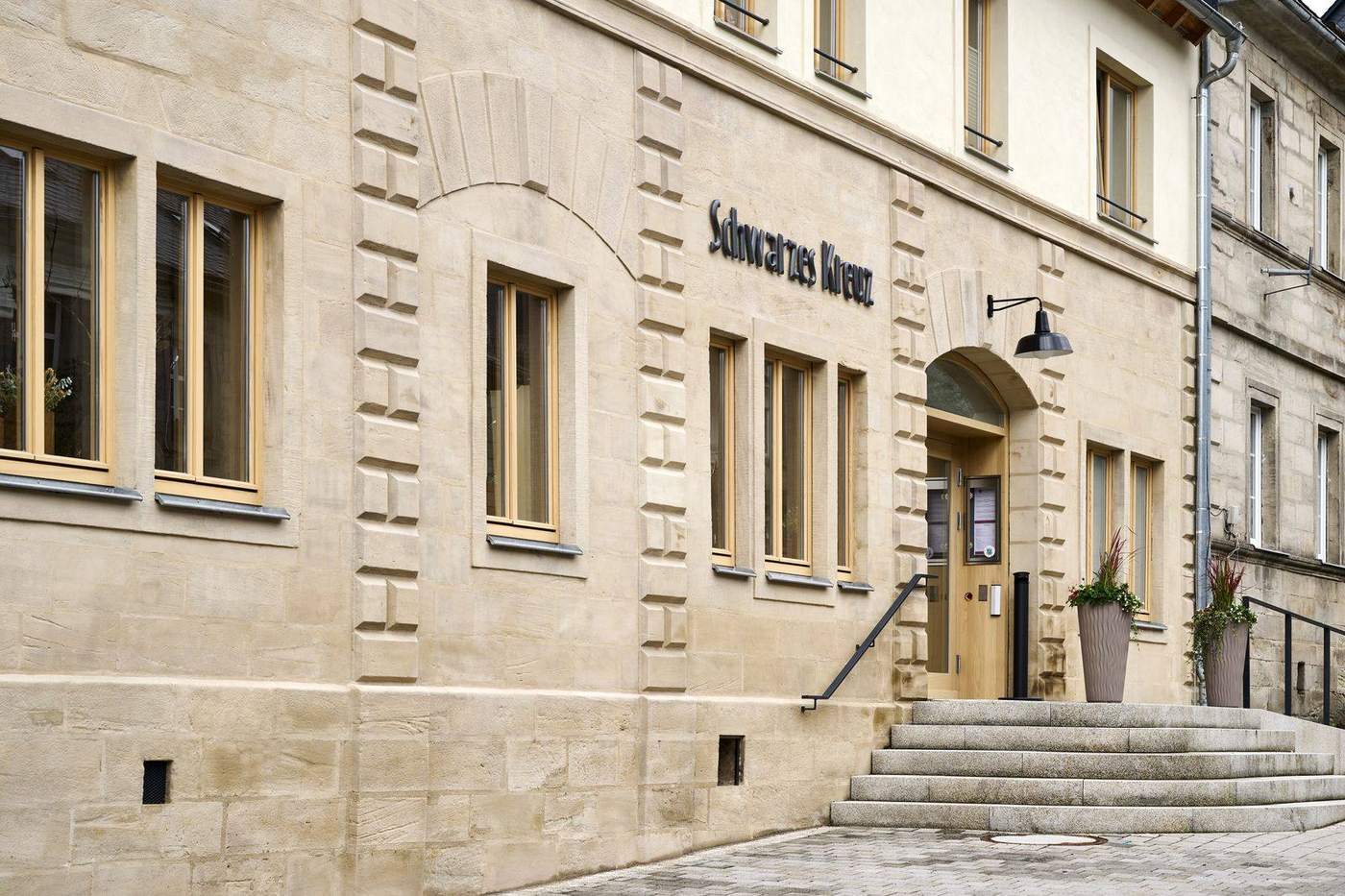 Façade de l’auberge Schwarzes Kreuz